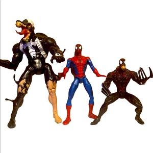 Spider- Man figured, Venom, Spider-Man, Spider-Carnage